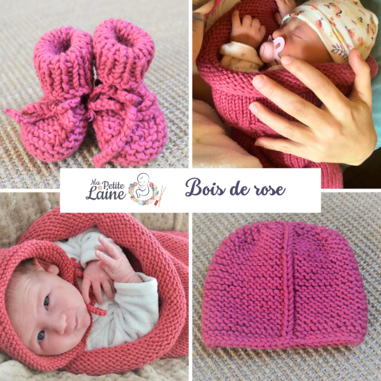 Kit “Je tricote le trousseau de bébé”