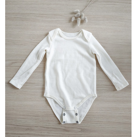 Adjustable bodysuit 100% merino